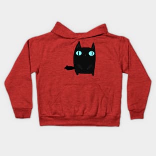 Fat Black Cat Kids Hoodie